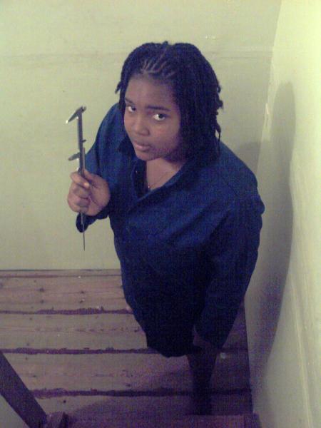 moi en mode atelier  time